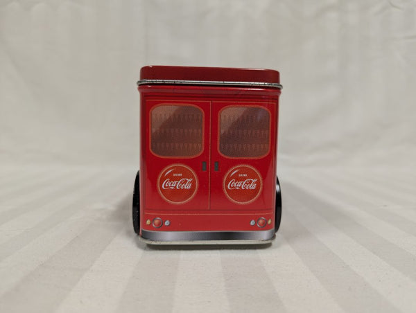 Vintage Coca-Cola Holiday Joy Tin Truck Containers – Set of 2