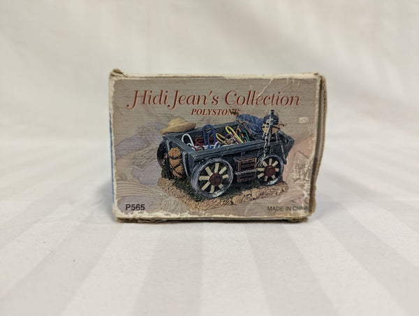 Hidi Jean’s Collection Polystone Western Wagon Desk Organizer / Paper Clip Holder