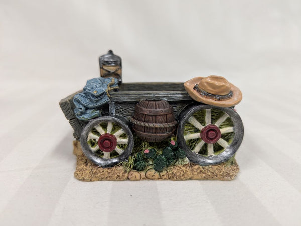 Hidi Jean’s Collection Polystone Western Wagon Desk Organizer / Paper Clip Holder