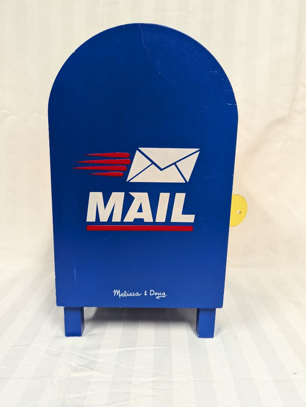 Melissa & Doug Wooden Mailbox Toy – Stamp & Sort Set