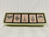 Ladurée Paris Decorative Rubber Stamp Set – 5 Piece Boxed Collection