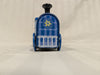 Snowflake Rail Lines Train Tin Container – Winter Snowman Design