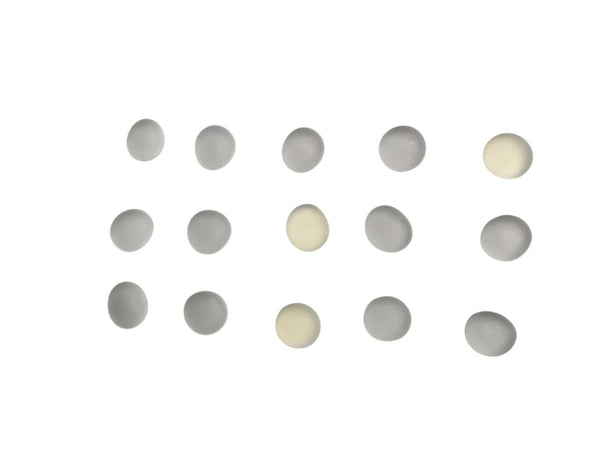 Glass Chess & Checkers Pieces Set – Frosted & Clear (No Board)