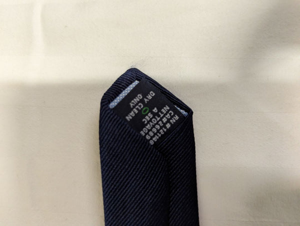 Tommy Hilfiger Blue Geometric Pattern Silk Tie
