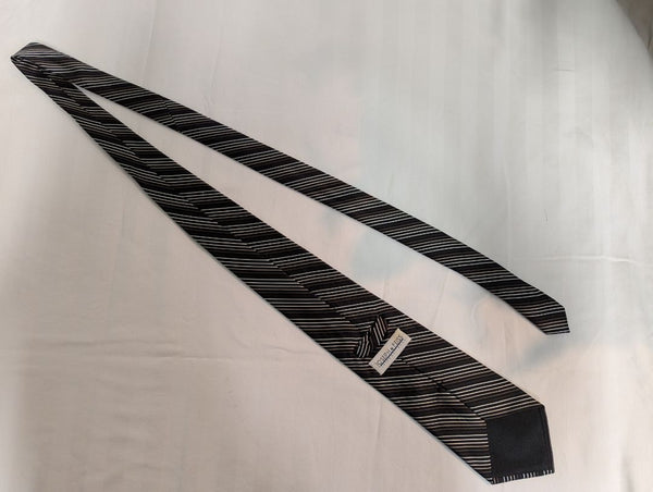 Joseph & Feiss Black Striped Silk Tie