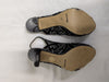 Asensio Comfort Black Patent Mesh Slingback Heels – Size 37