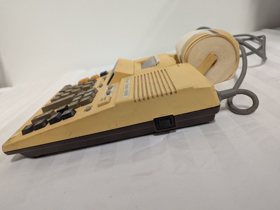 Vintage Canon Canola P1016-D Printing Calculator