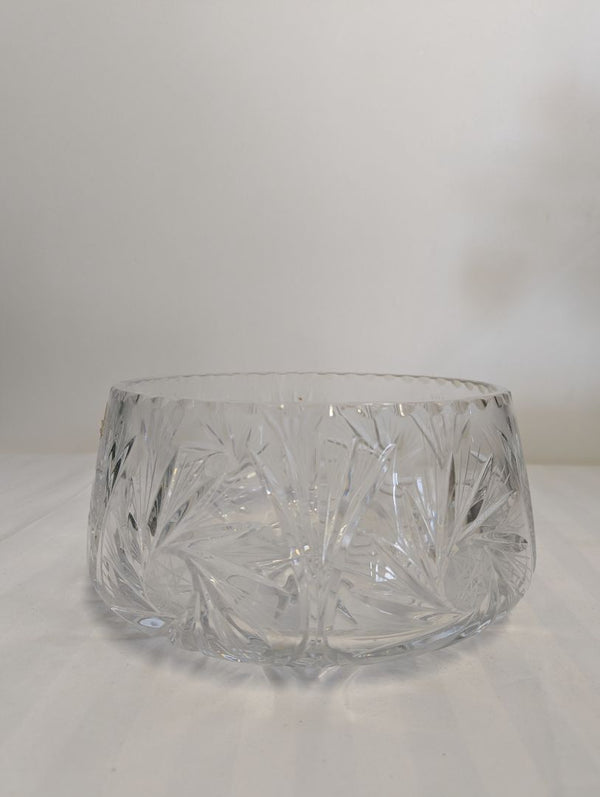 Genuine Hand-Cut 24% Lead Crystal Bowl with Original Box