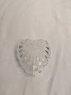 Small Clear Glass Heart-Shaped Bowl