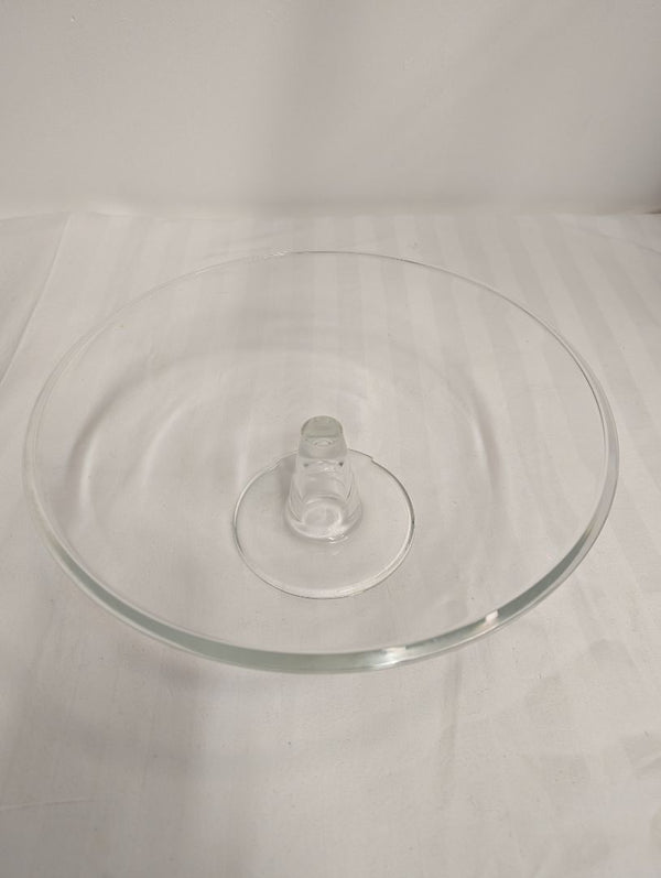 Clear Glass Pedestal Cake Stand / Serving Plate
