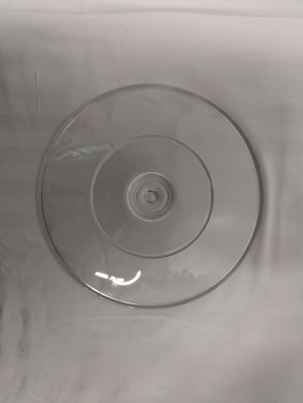 Clear Glass Pedestal Cake Stand / Serving Plate