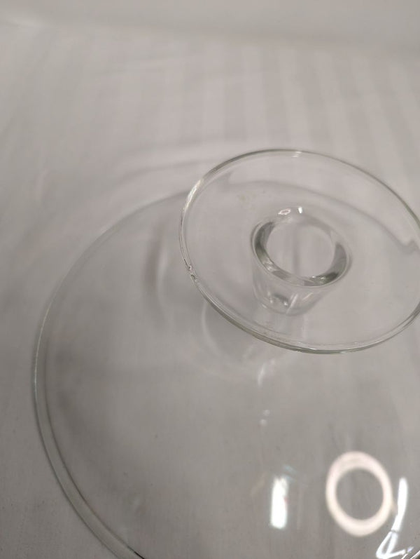 Clear Glass Pedestal Cake Stand / Serving Plate