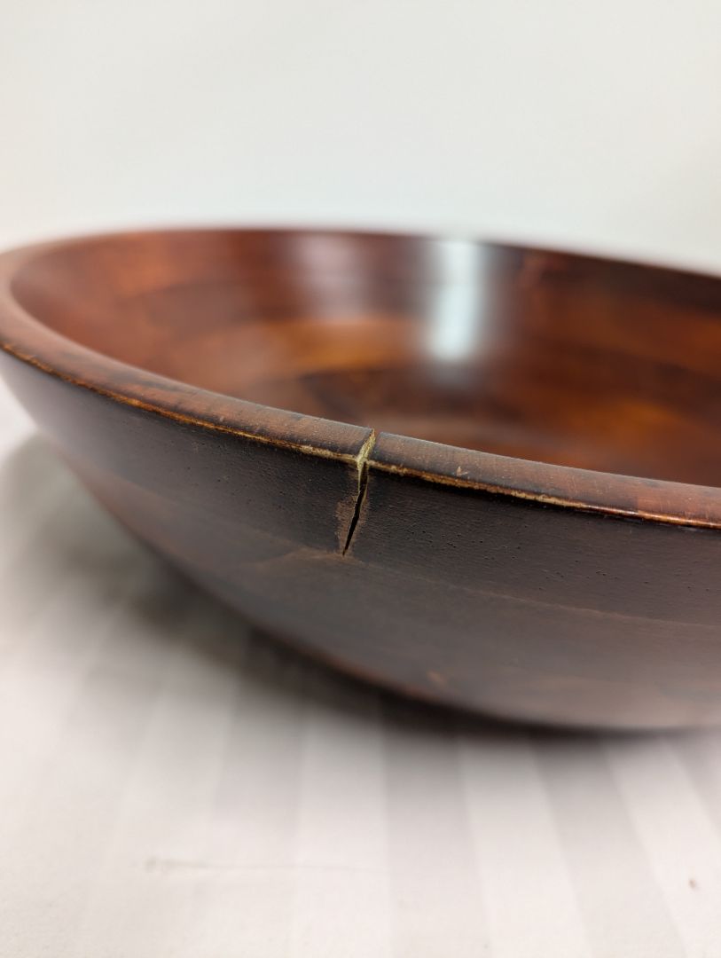 Large Wooden Decorative Serving Bowl