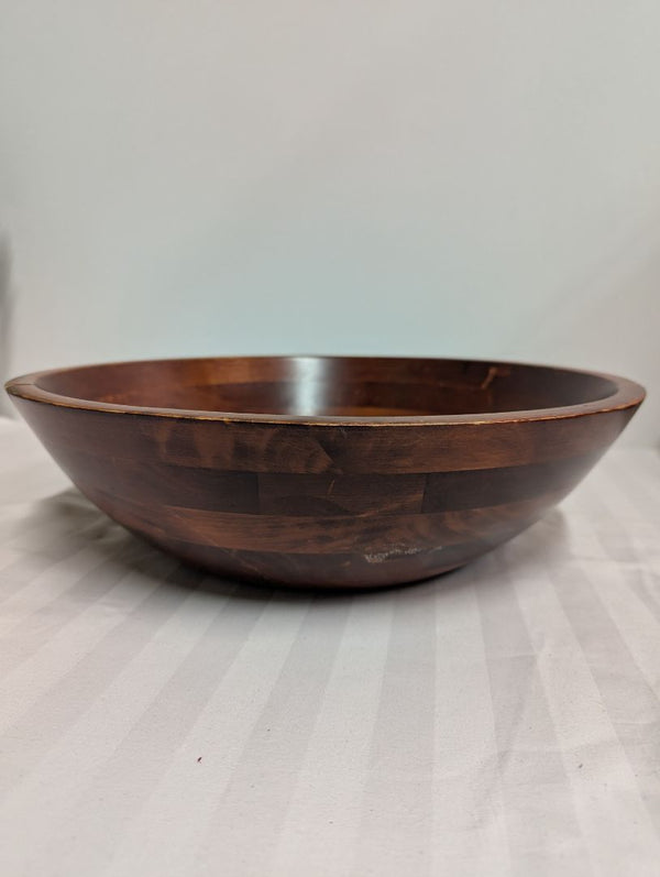 Large Wooden Decorative Serving Bowl