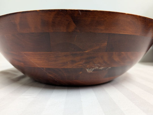 Large Wooden Decorative Serving Bowl