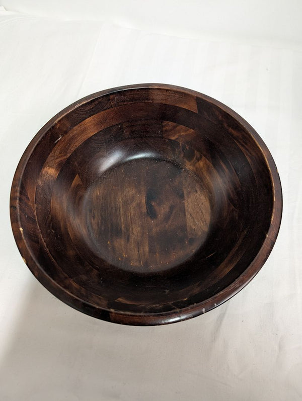 Medium Wooden Decorative Serving Bowl