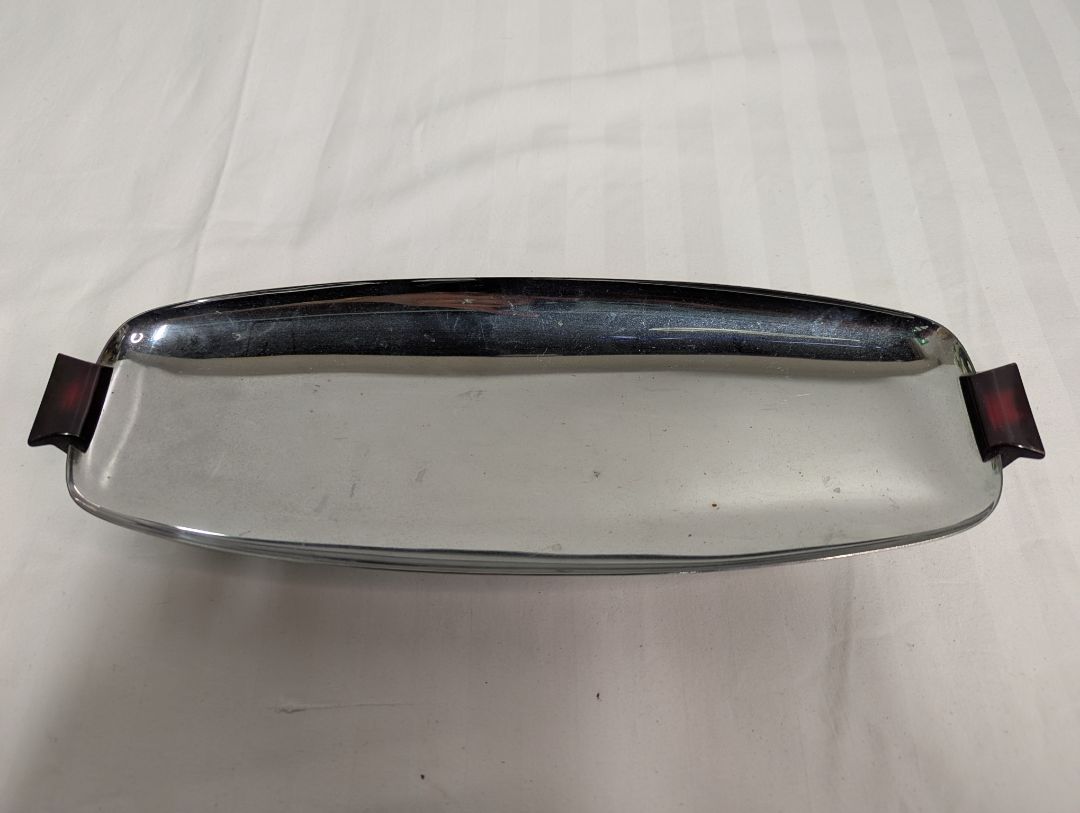 Modern Metal Footed Serving Tray