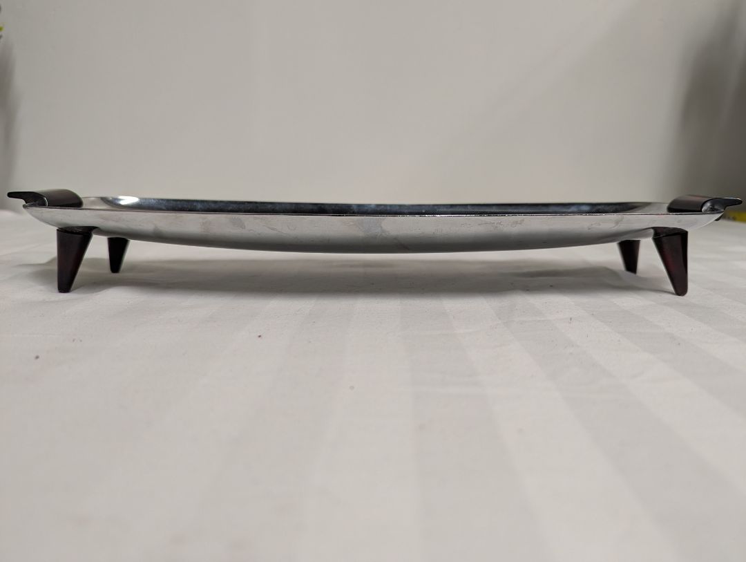 Modern Metal Footed Serving Tray