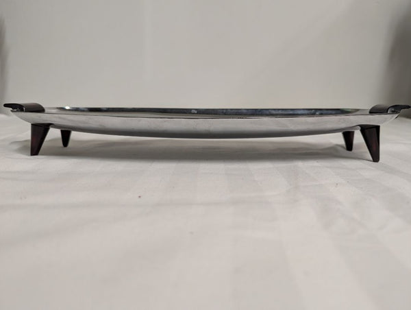 Modern Metal Footed Serving Tray
