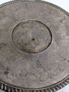 Vintage Silver-Tone Metal Serving Plate
