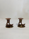 Pair of CavaTina “Rouge Royale” Candle Holders
