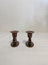 Pair of CavaTina “Rouge Royale” Candle Holders
