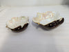Pair of CavaTina “Rouge Royale” Leaf-Shaped Bowls