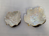 Pair of CavaTina “Rouge Royale” Leaf-Shaped Bowls