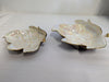 Pair of CavaTina “Rouge Royale” Leaf-Shaped Bowls