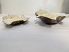 Pair of CavaTina “Rouge Royale” Leaf-Shaped Bowls