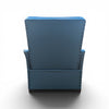 Vintage Reupholstered Turquoise / Peacock Blue Recliner Lounge Chair – Design No. 184 “LA Z BOY”