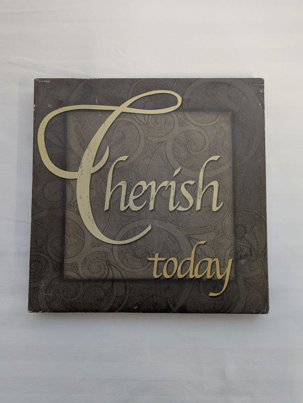 Set of 3 Inspirational Canvas Wall Art Plaques