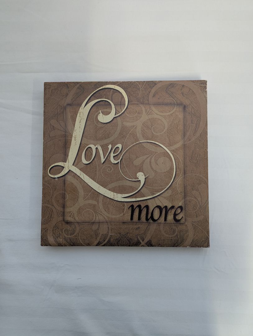 Set of 3 Inspirational Canvas Wall Art Plaques