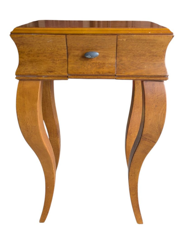 Vintage Sklar Peppler T55-406 Serpentine Side Table