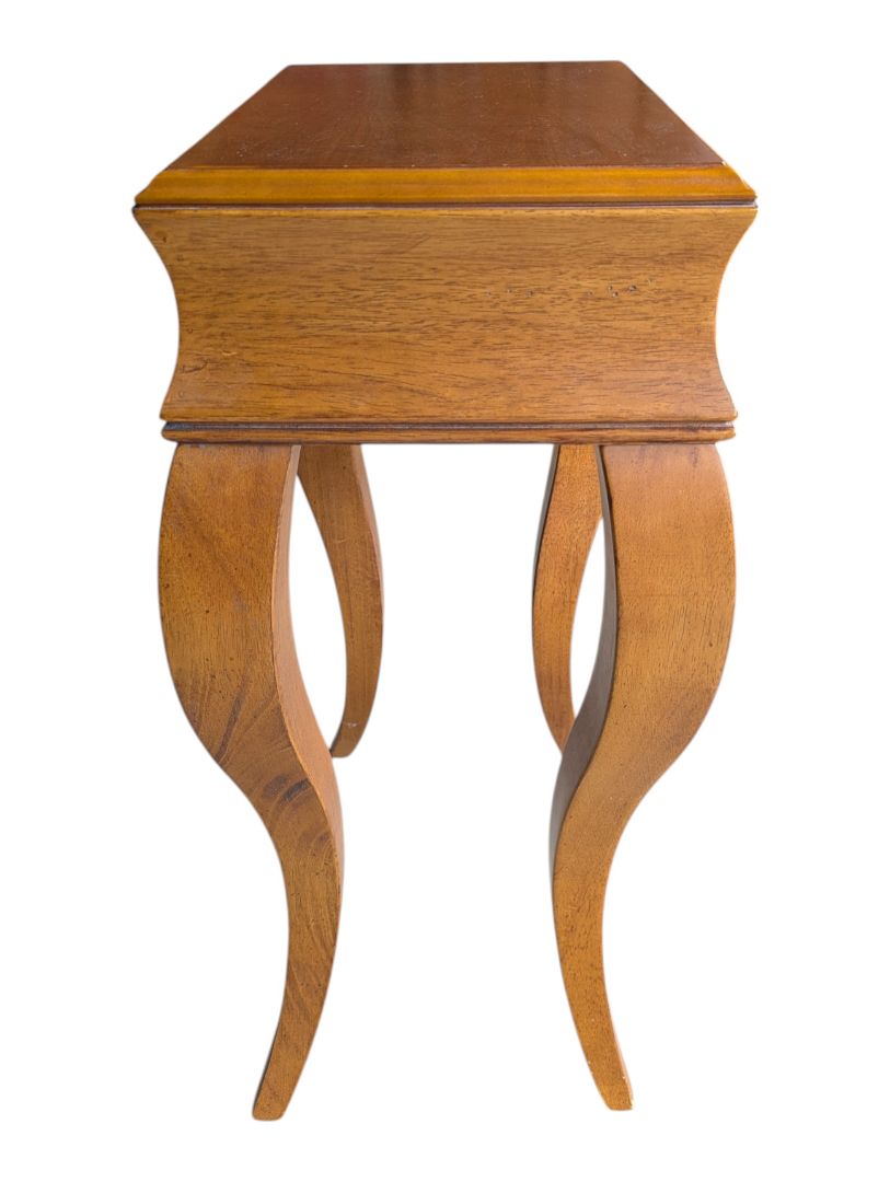 Vintage Sklar Peppler T55-406 Serpentine Side Table