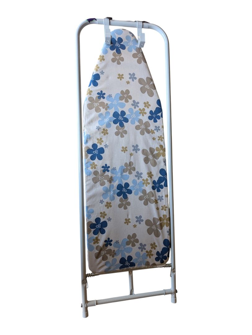Hanging Folding Ironing Board with Floral Cover