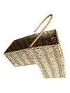 Woven Natural Fibre Basket with Handle
