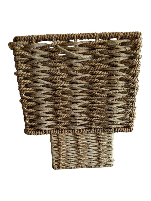 Woven Natural Fibre Basket with Handle