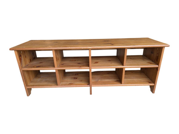 IKEA LEKSVIK Solid Pine Storage Bench