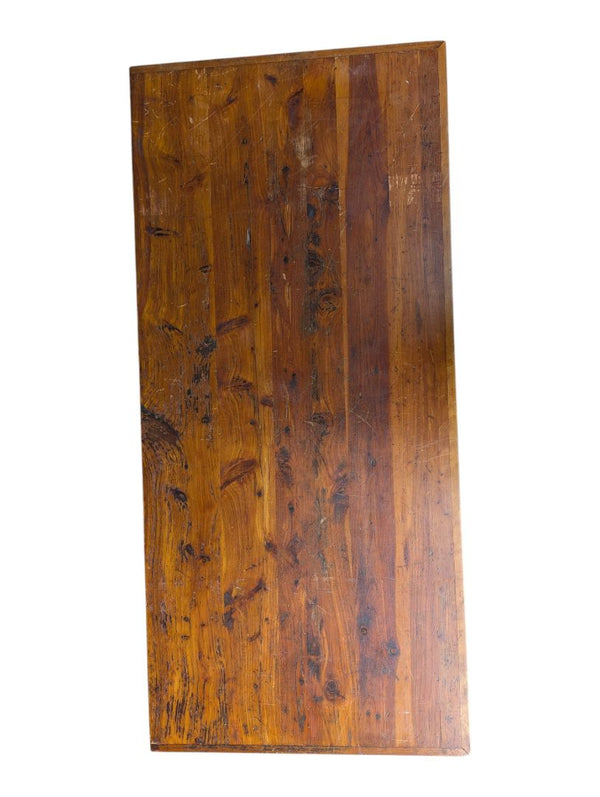 Cedar-Lined Wooden Storage Chest on Casters