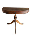 Demi-Lune Accent Table with Drawer