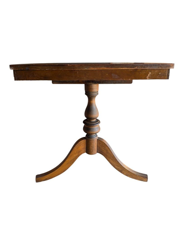 Demi-Lune Accent Table with Drawer