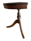 Demi-Lune Accent Table with Drawer