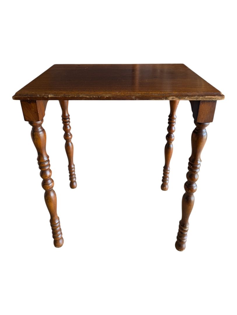 Pair of Vintage Wooden Nesting Tables