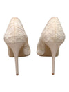 Primark Cream Lace Pointed-Toe Heels – Size 9