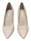 Primark Cream Lace Pointed-Toe Heels – Size 9