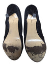 Ann Marino Black Peep-Toe Heels