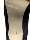 Ann Marino Black Peep-Toe Heels