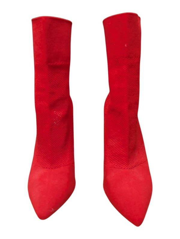 Brash Women's Xaya Mid-Calf Pointed Toe Stiletto Sock Boots