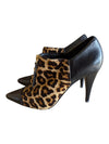 Michael Kors Leopard Print Zip-Front Heels – Size 10M